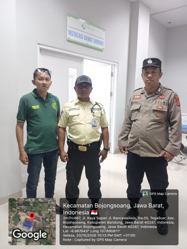 Sespimma Patroli KRYD Malam, Polsek Bojongsoang Sambangi RSUD Bedas hingga Pusat ...